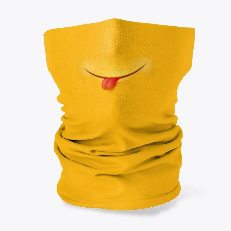 Emoji Gaiter - Silly Smile 😜