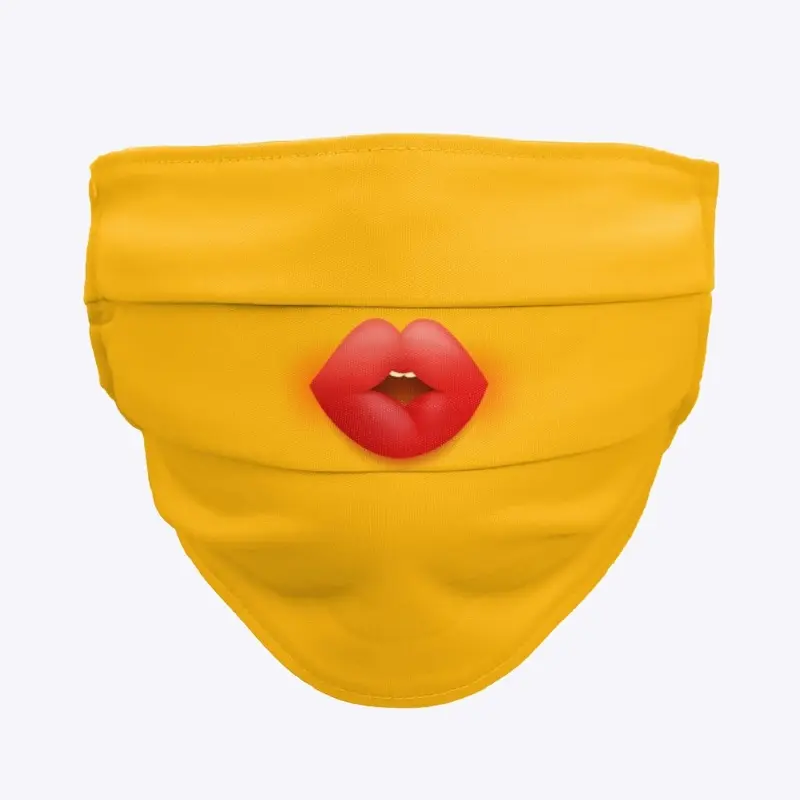 Emoji Mask - Kissy Face 😘