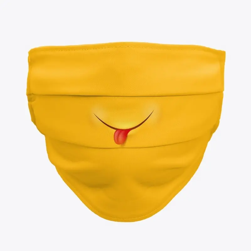 Emoji Mask - Silly Smile 😜