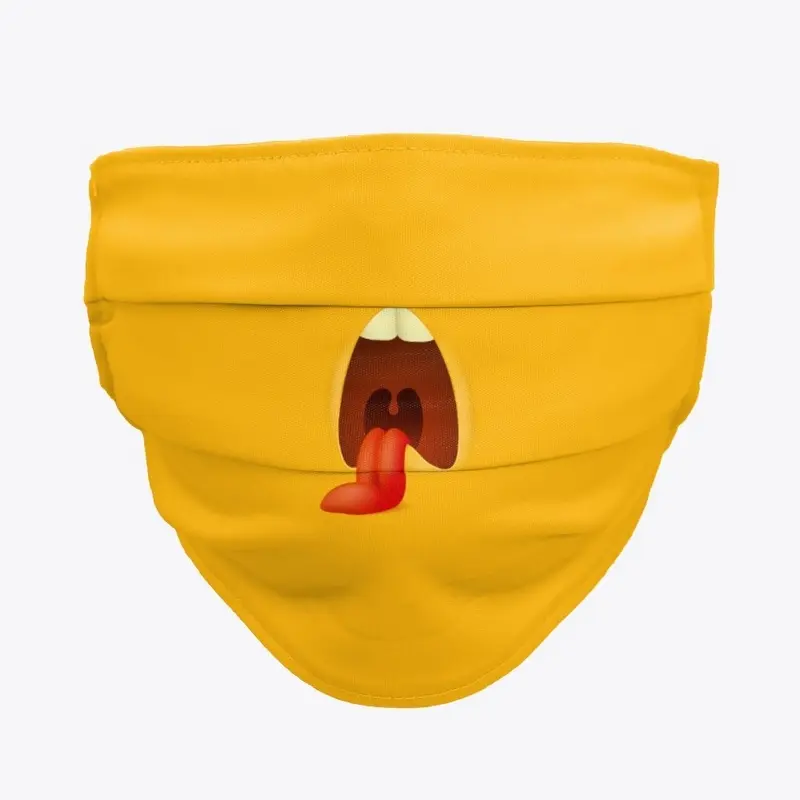 Emoji Mask - Stress Scream 😫